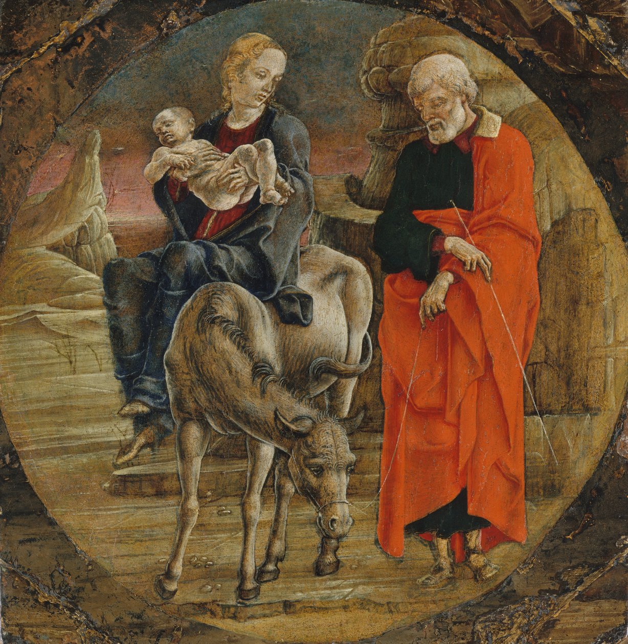 Die Flucht nach Ägypten, 1470er Jahre von Cosmè Tura
