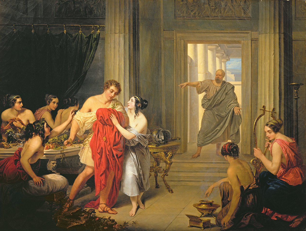 Alkibiades unter den Hetären von Cosroe Dusi