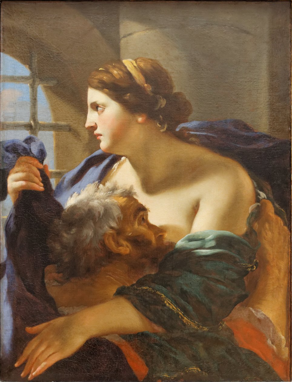 Römische Nächstenliebe von Mellin Louvre RF 1985-81 n01 von Coyau