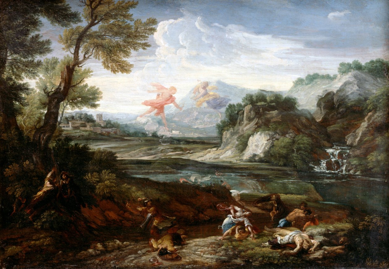 Zerstörung der Kinder der Niobe von Crescenzio Onofri