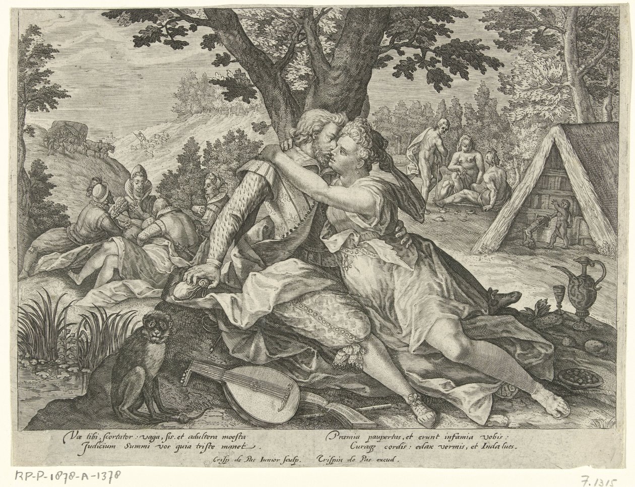 Warnung vor Ehebruch von Crispijn van de Passe (II)