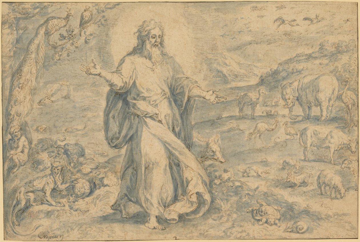 Erschaffung der Tiere von Crispijn van den Broeck