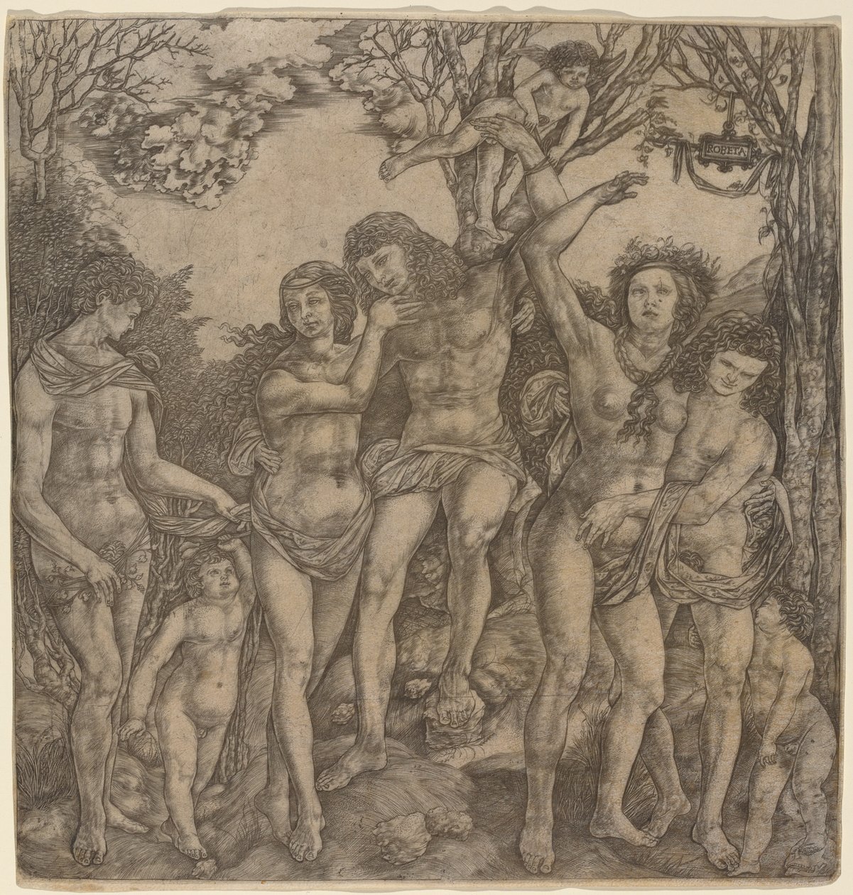 Allegorie der fleischlichen Liebe von Cristofano Robetta