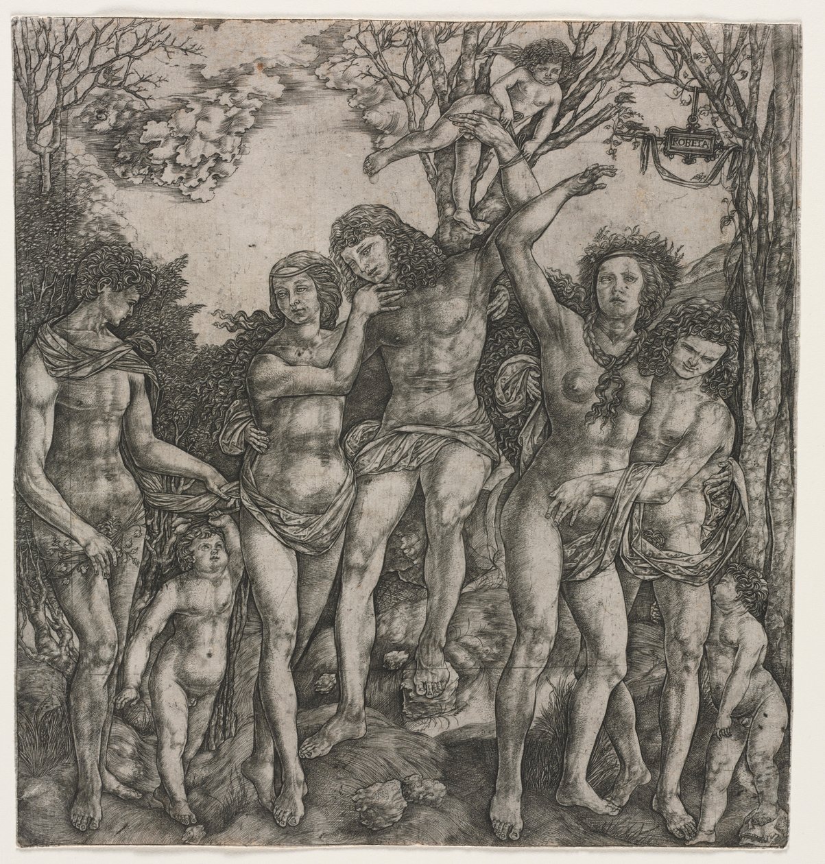 Allegorie der fleischlichen Liebe, ca. 1530 von Cristofano Robetta