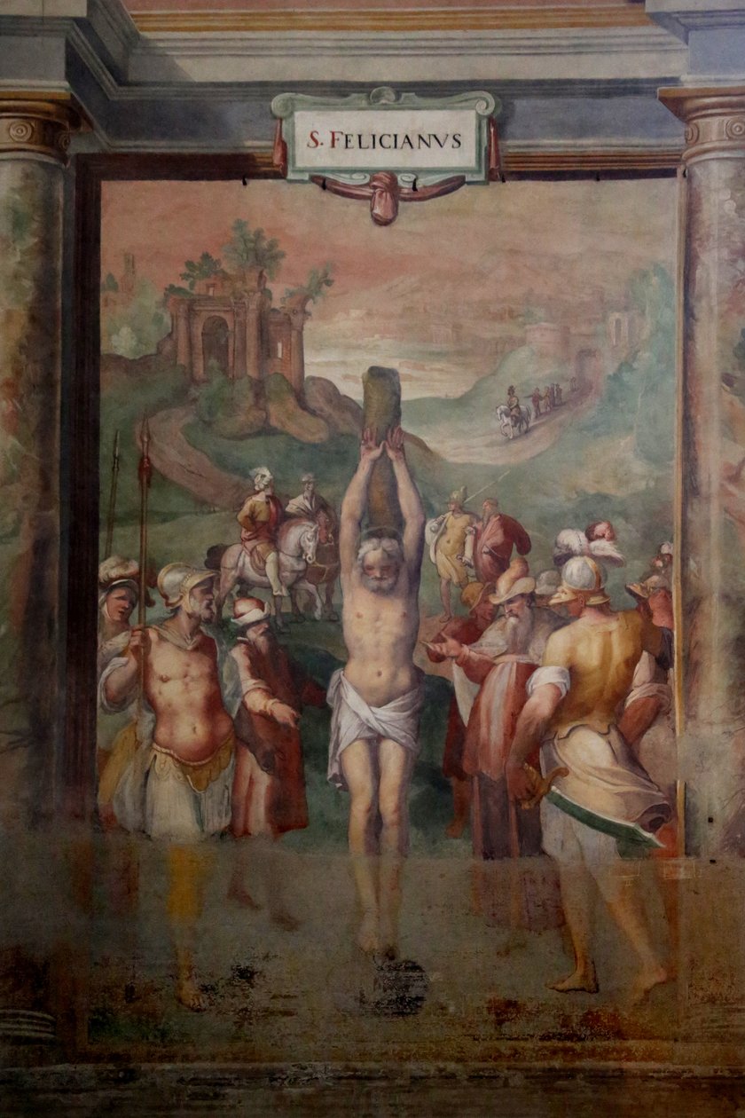 Das Martyrium des hl. Felicianus von Cristoforo and Tempesta, Antonio Roncalli