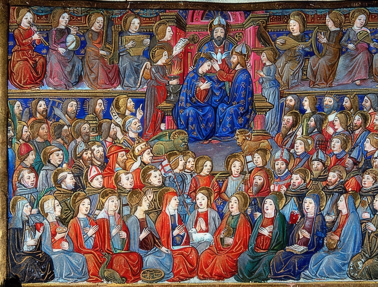 Die Krönung Mariae von Cristoforo De Predis
