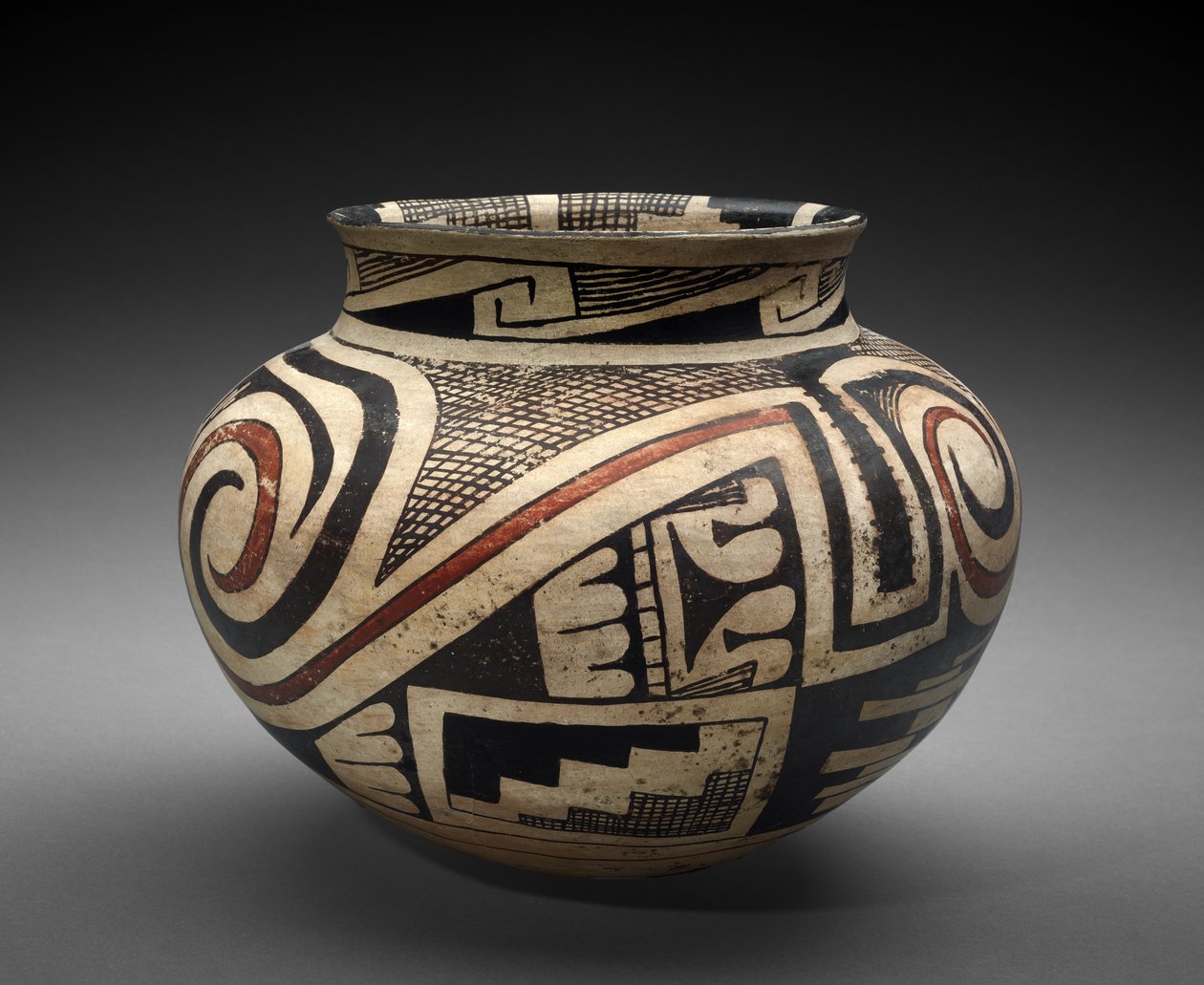 Krug mit geometrischen Mustern von Culture Mogollon