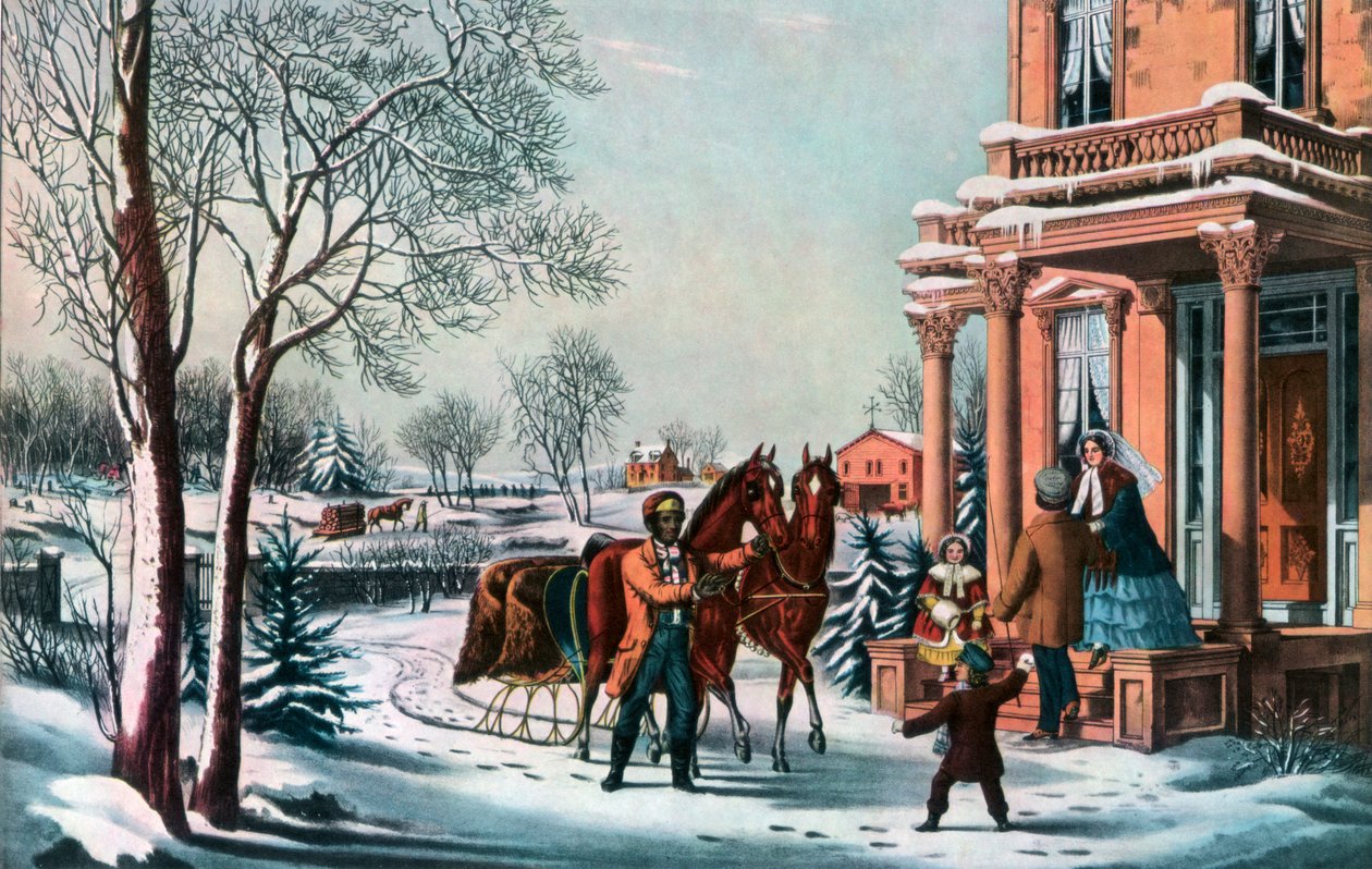 Amerikanisches Landleben, 1855 von Currier and Ives