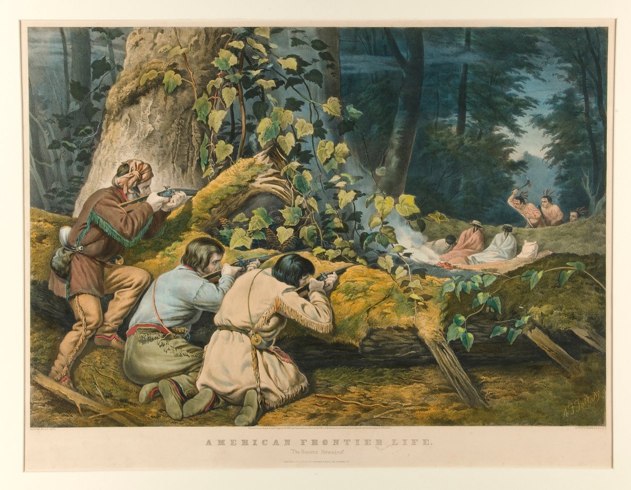 Amerikanisches Grenzleben von Currier and Ives