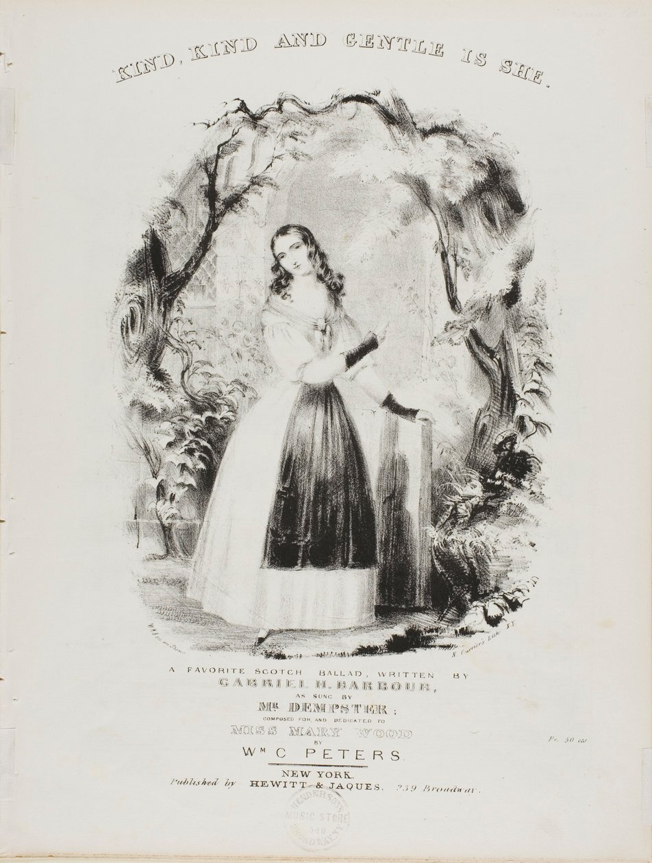 Freundlich, freundlich und sanft ist sie von Currier and Ives