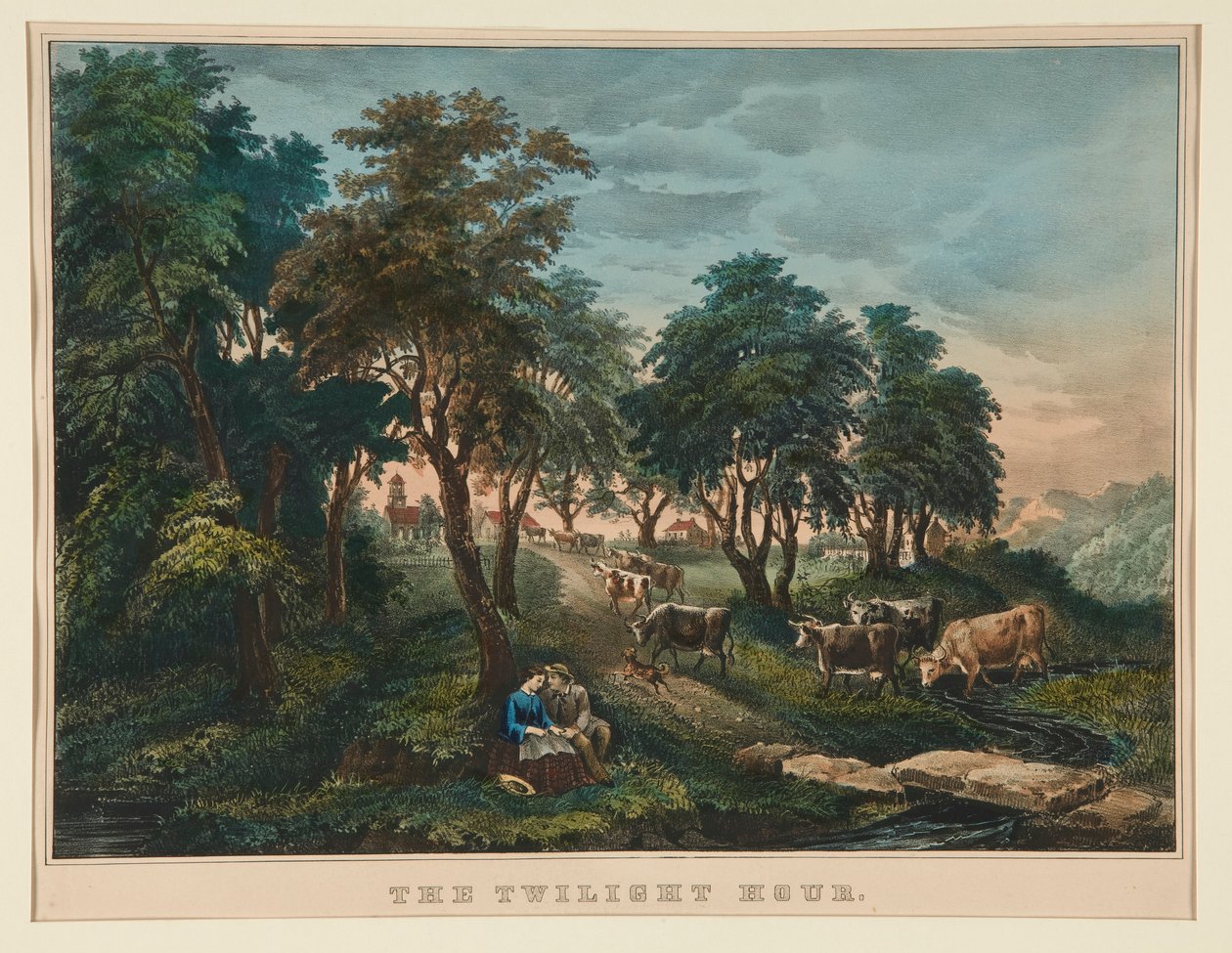 Die Dämmerstunde von Currier and Ives