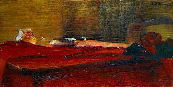 Ein Sonnenstrahl, Stillleben von Curt Herrmann