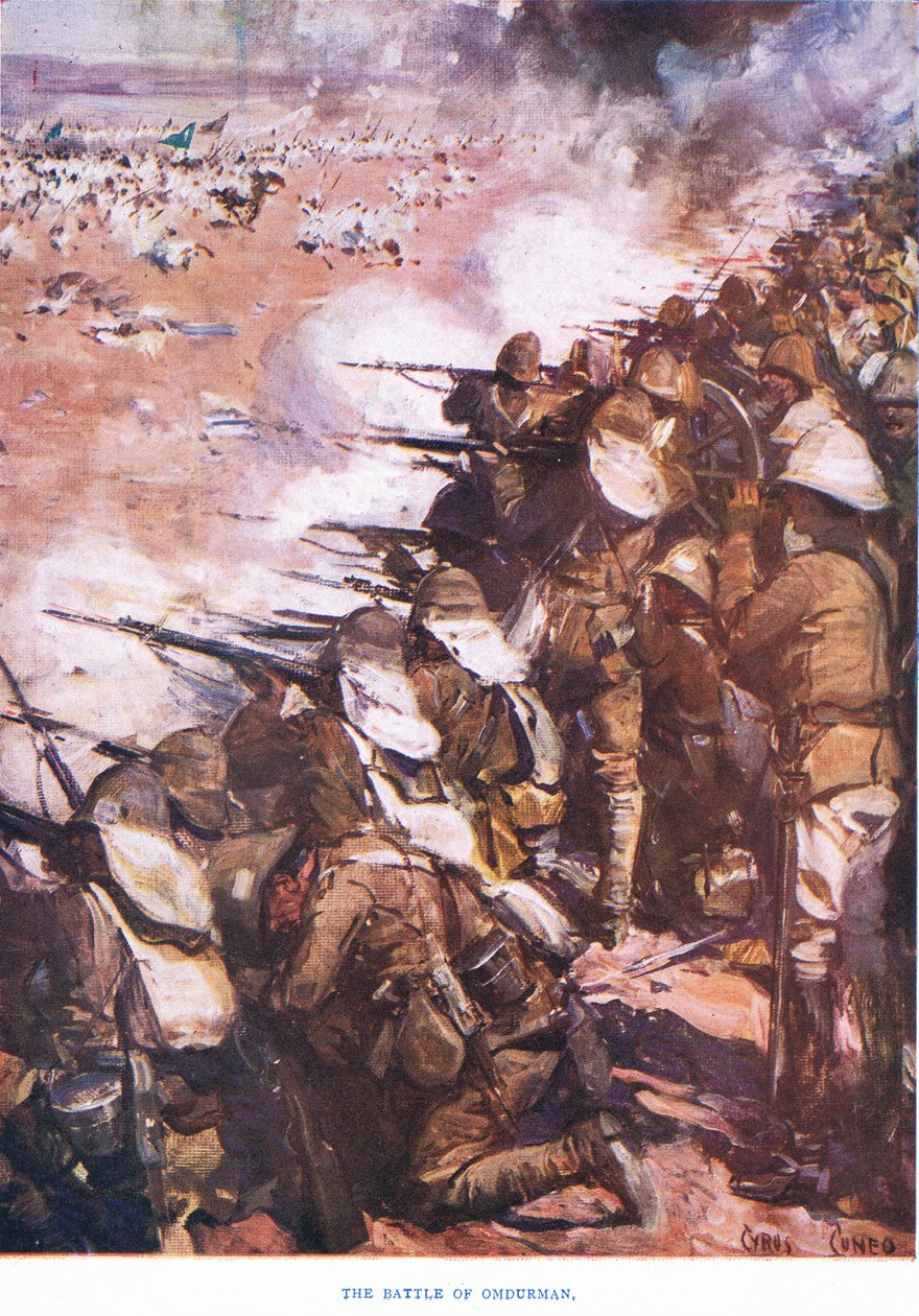 Die Schlacht von Omdurman 1898 von Cyrus Cuneo