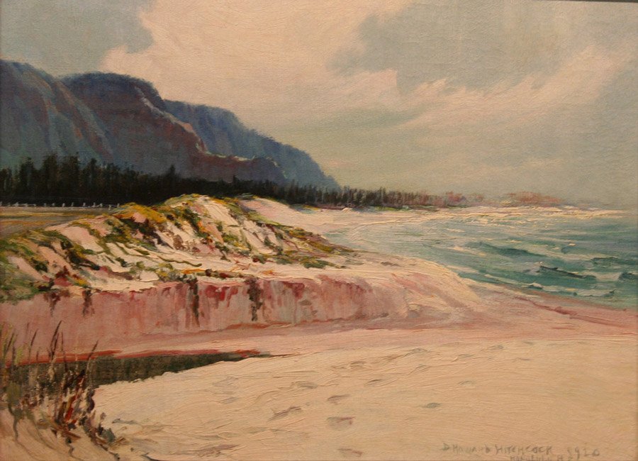 Der Strand von Waimanalo von D. Howard Hitchcock