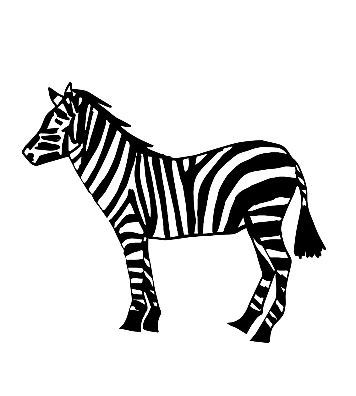 Zebra, 2024 von Daisy de Villeneuve