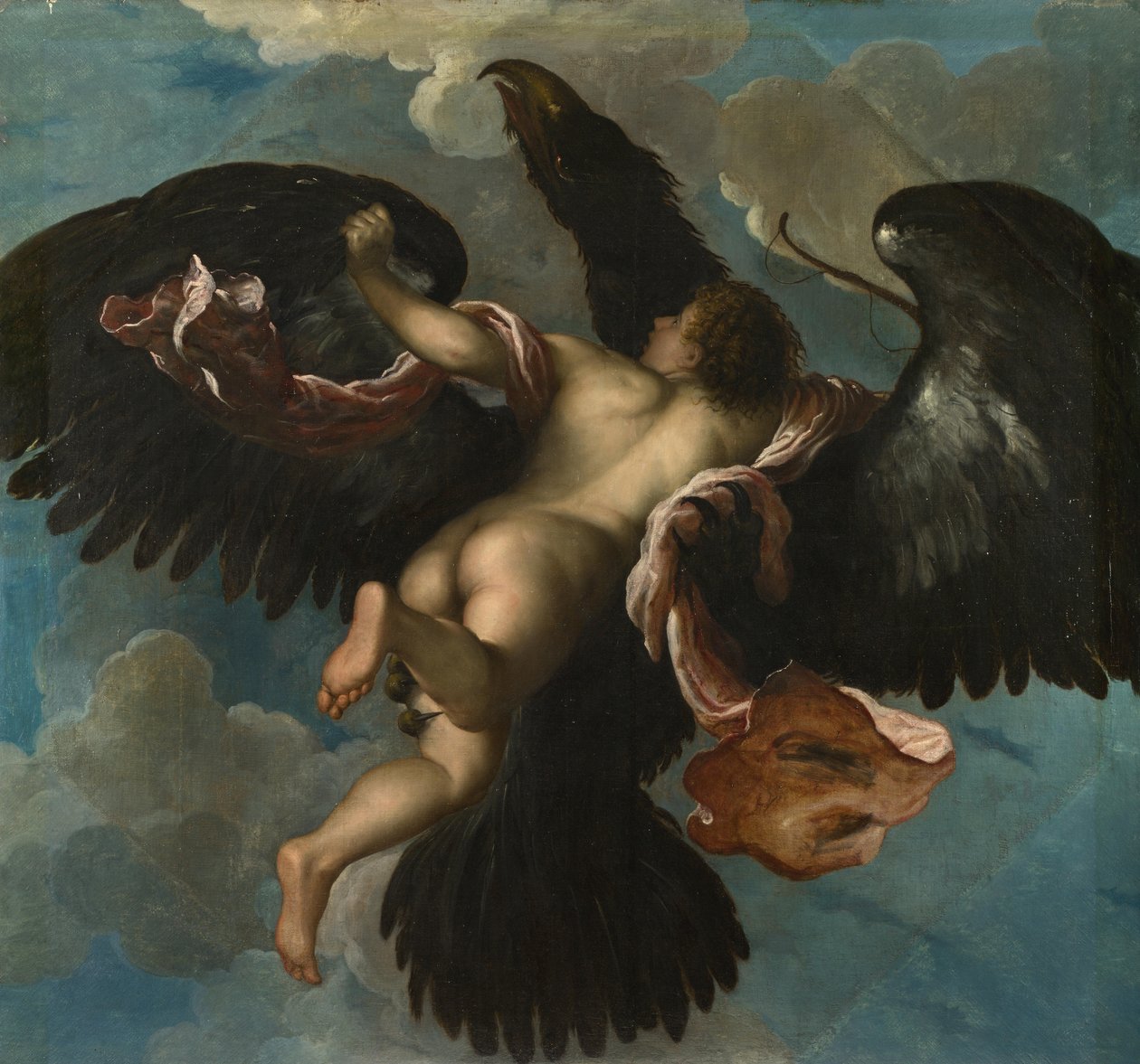 Die Entführung des Ganymed, ca. 1575 von Damiano Mazza