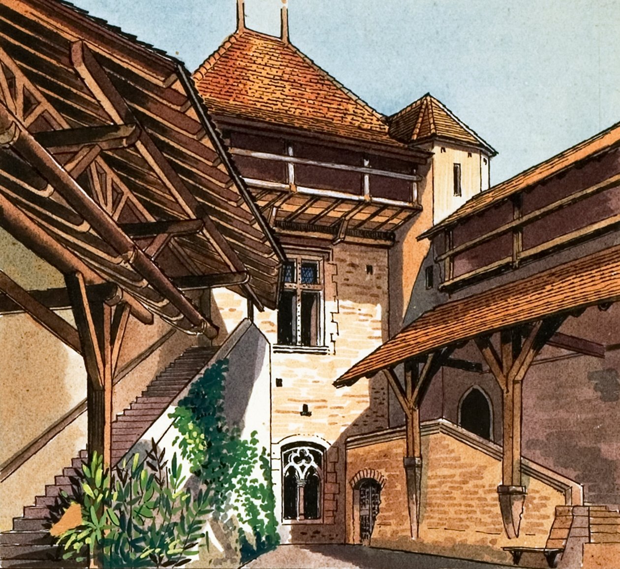 Schloss Chillon von Dan Escott