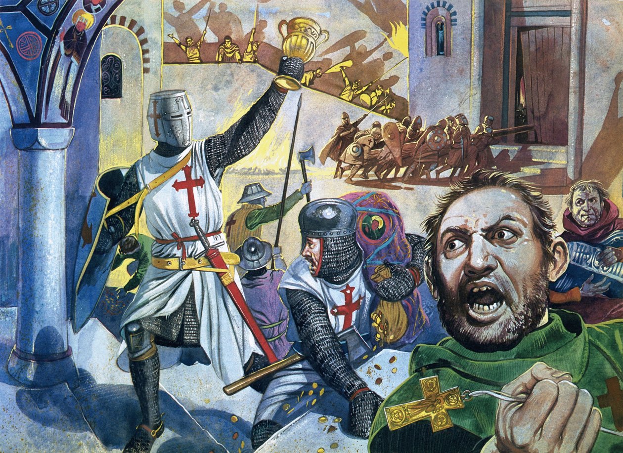 Kreuzritter plündern Konstantinopel von Dan Escott
