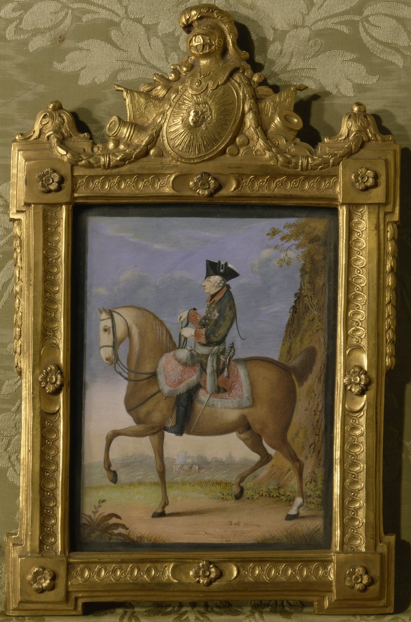 Friedrich II. zu Pferd von Daniel Nikolaus Chodowiecki