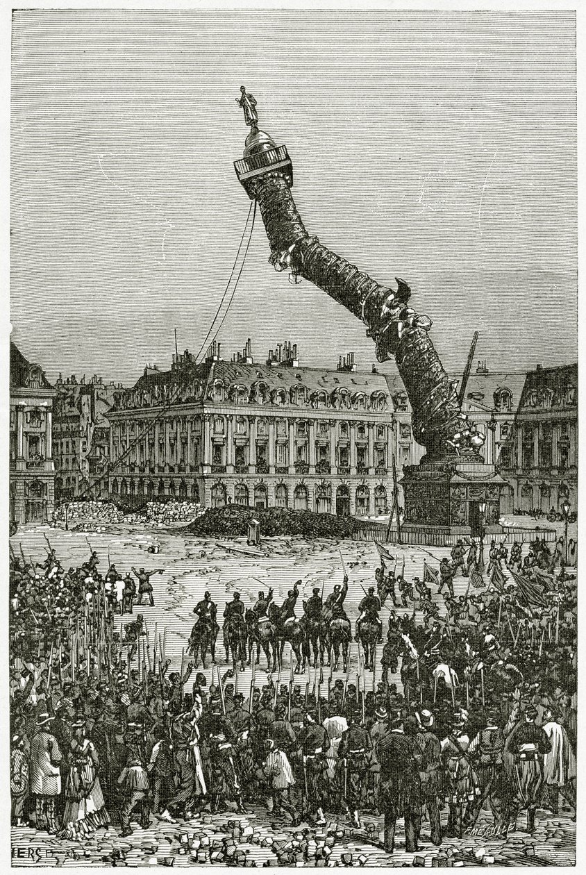 Die Vendôme-Säule, 19. Jahrhundert von Daniel Urrabieta Vierge