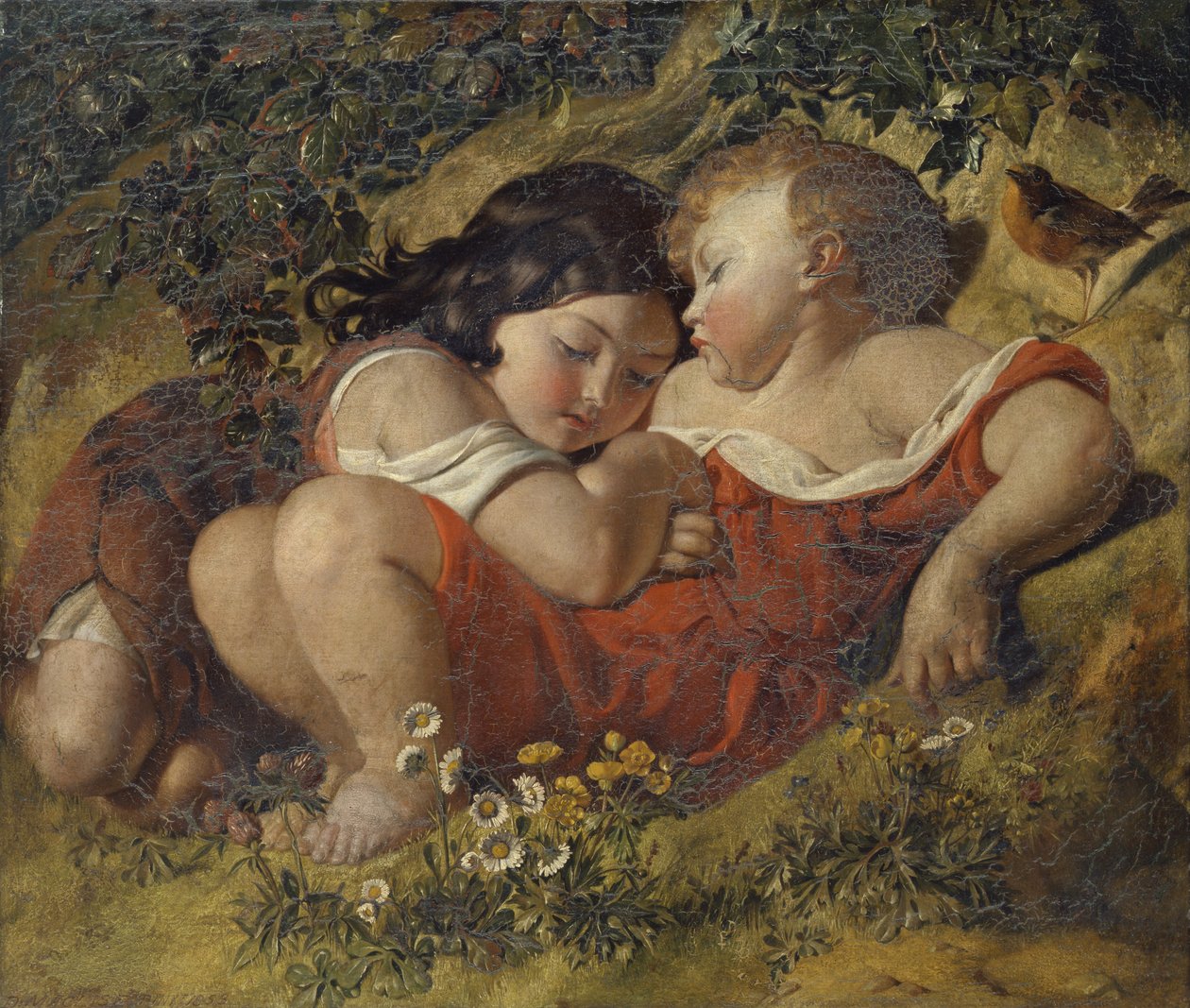 Kinder im Wald von Daniel Maclise