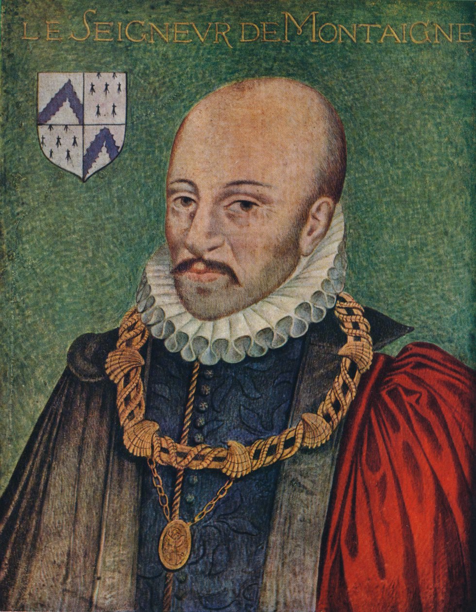Porträt von Michel Montaigne von Daniel Dumonstier