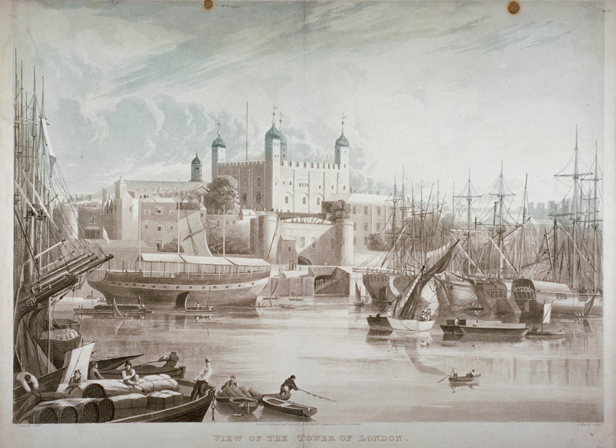 Tower of London, 1819 von Daniel Havell