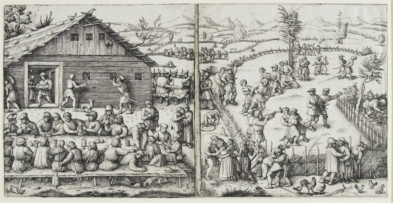 Das Fest, nach 1520 von Daniel Hopfer