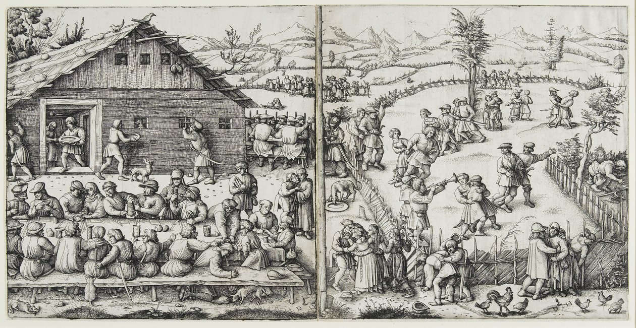 Das Fest, nach 1520 von Daniel Hopfer