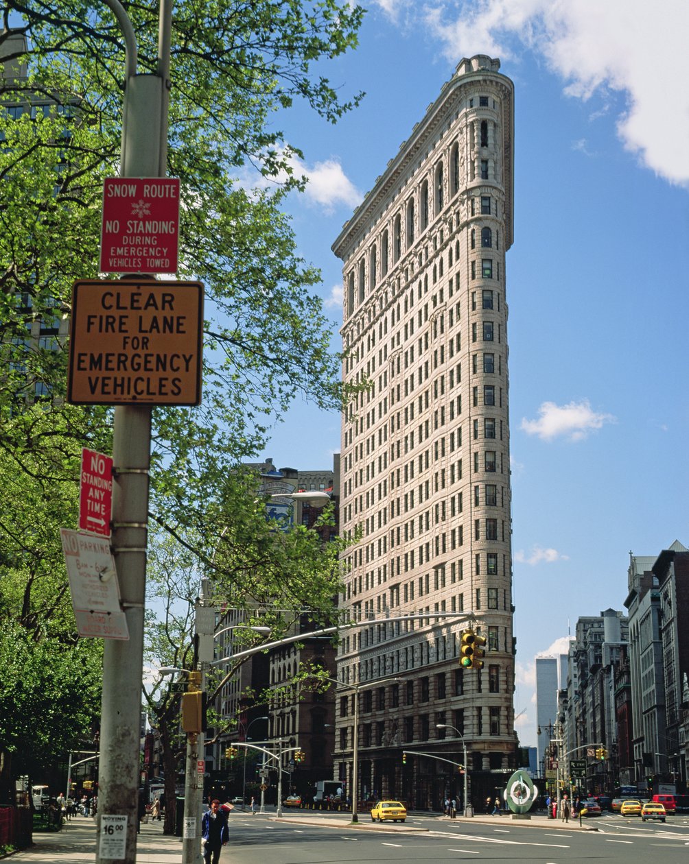 Das Flatiron Building, fertiggestellt 1902 von Daniel Hudson Burnham