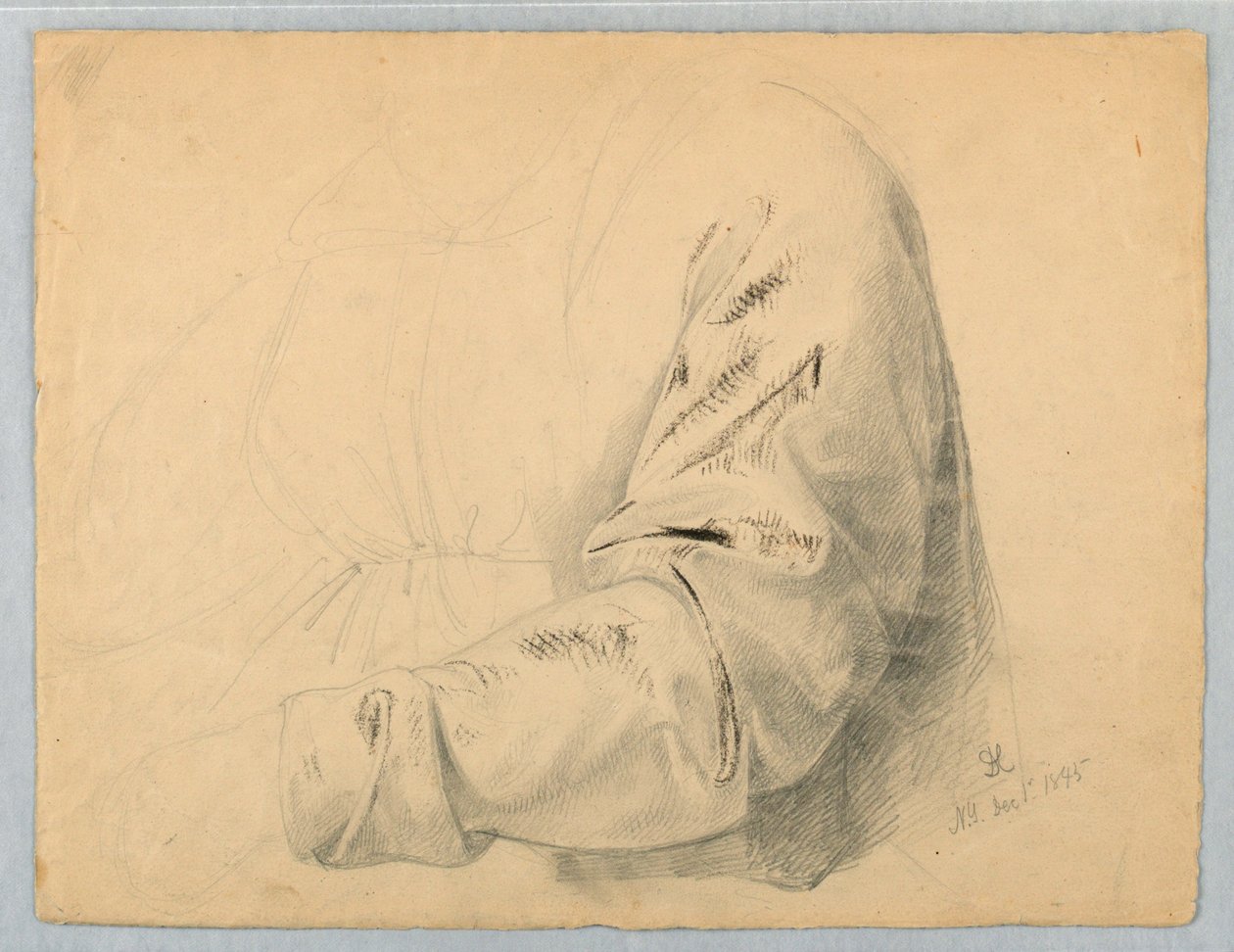 Studie eines Ärmels von Daniel Huntington