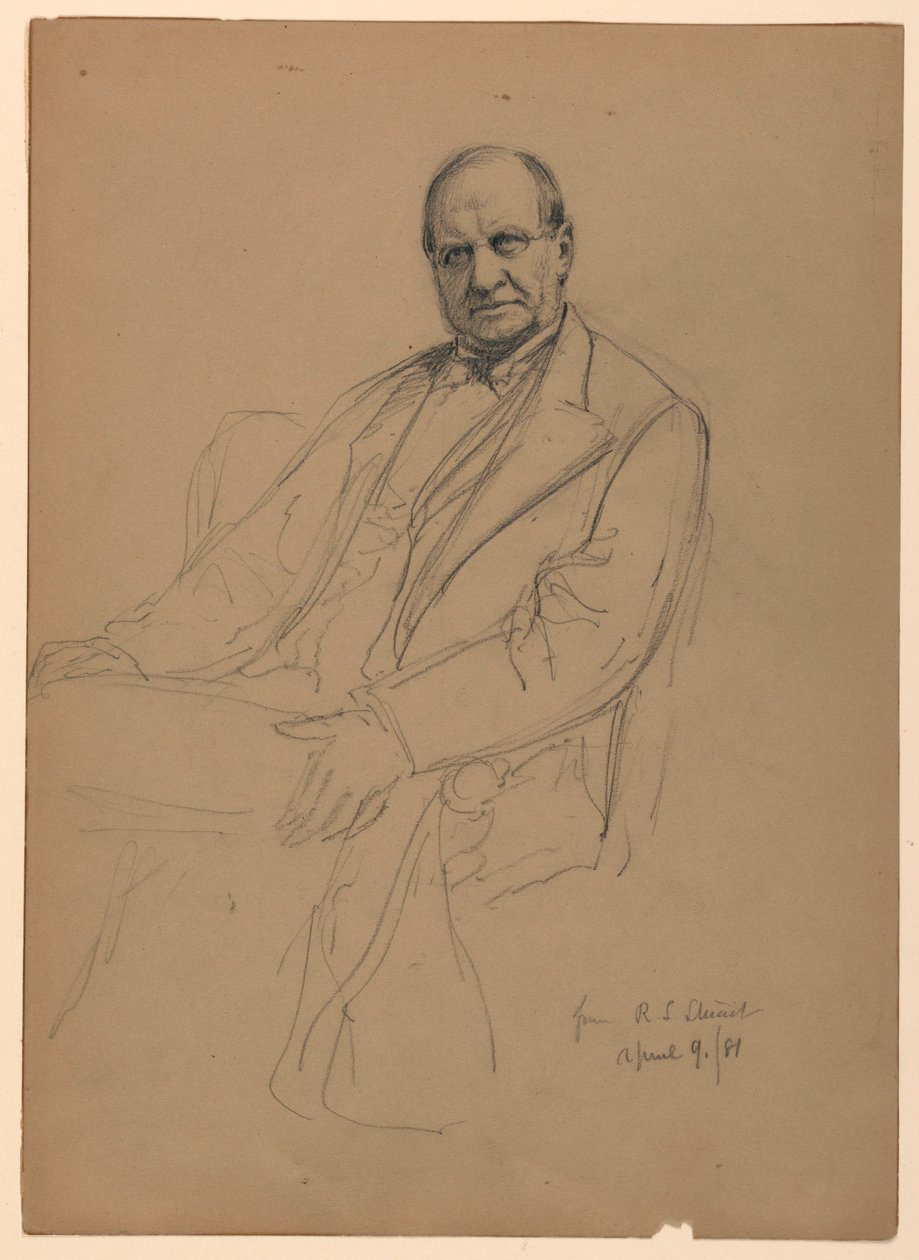 Robert L. Stuart sitzend, 1881 von Daniel Huntington