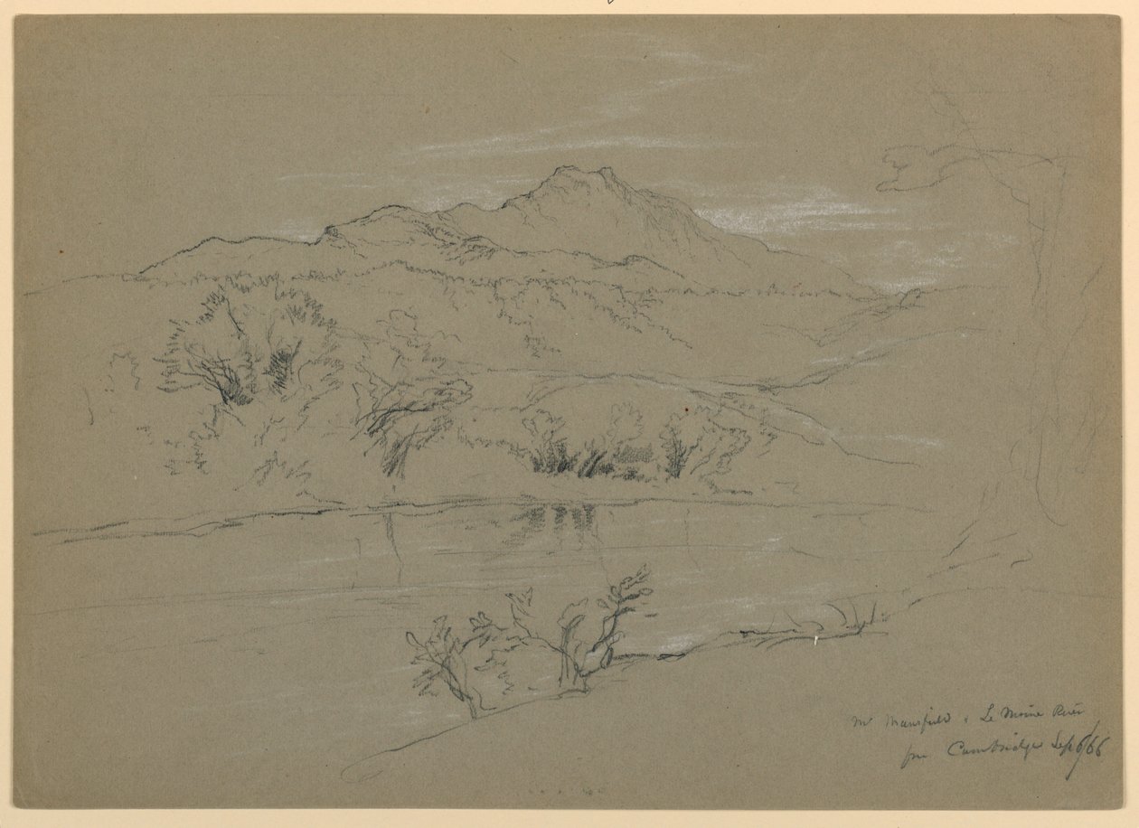 Blick auf den Mount Mansfield von Cambridge, Vermont von Daniel Huntington