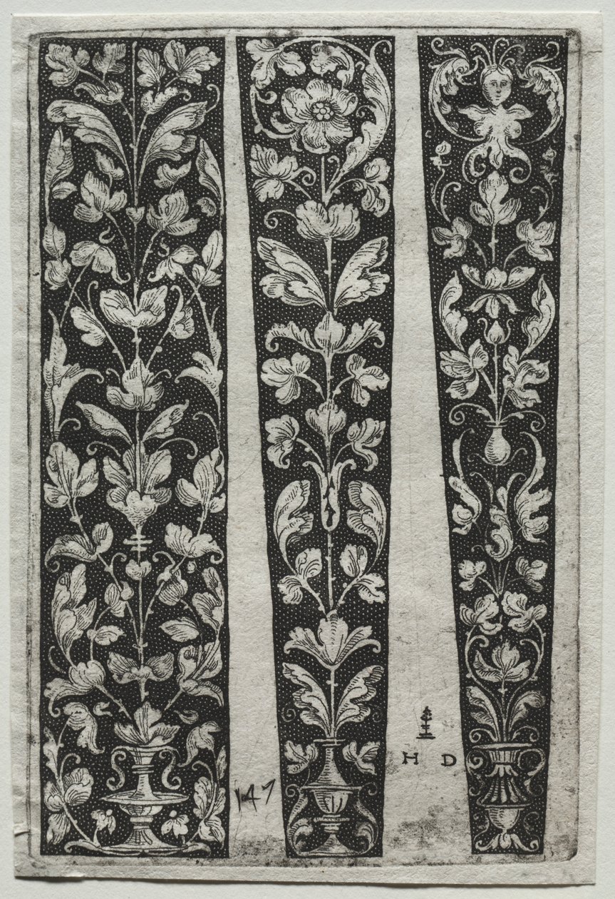 Ornamentleiste von Daniel I Hopfer