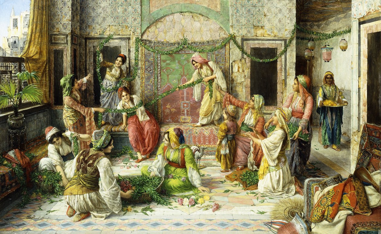 Dekoration des Harems von Daniel Israel