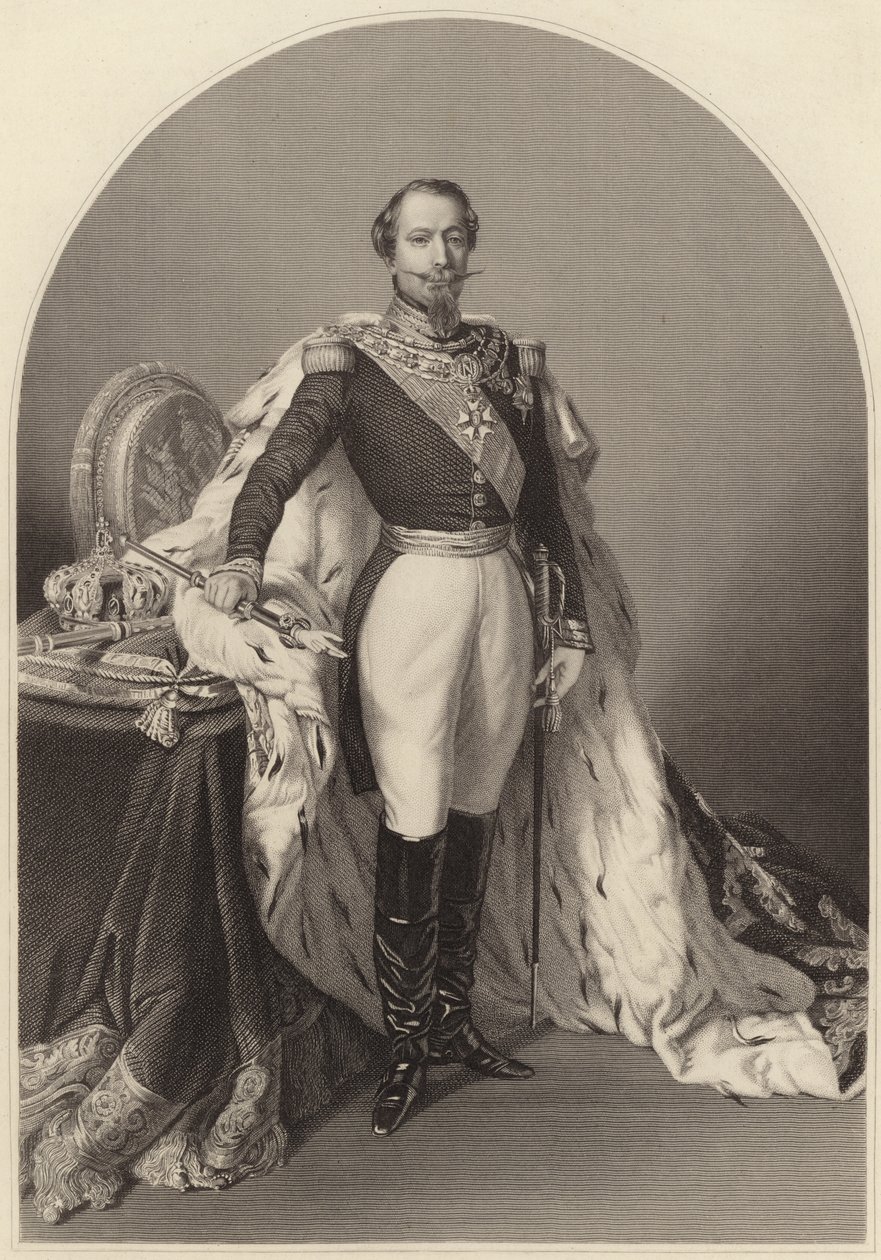 Louis-Napoleon Bonaparte (Gravur) von Daniel John. Pound