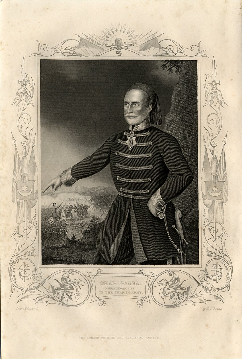 Porträt von Omar Pascha, 1856 von Daniel John Pound