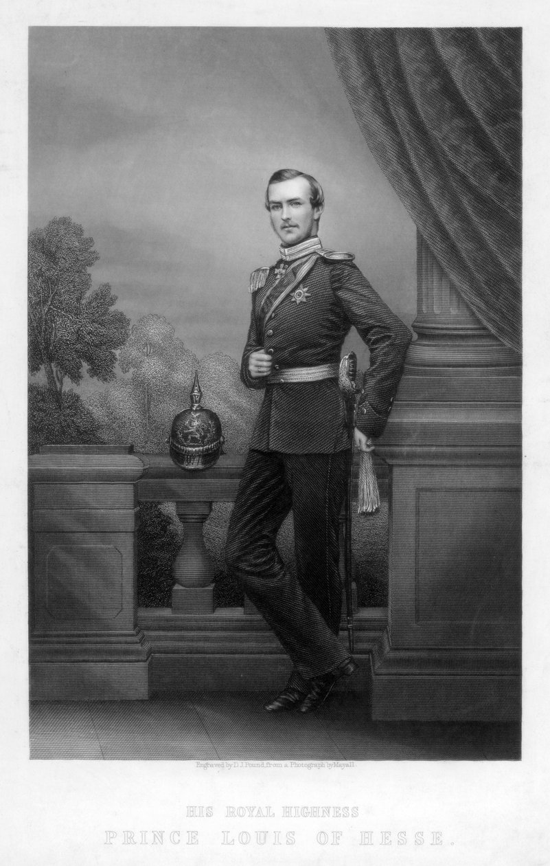 Prinz Louis von Hessen, 19. Jahrhundert von Daniel John Pound
