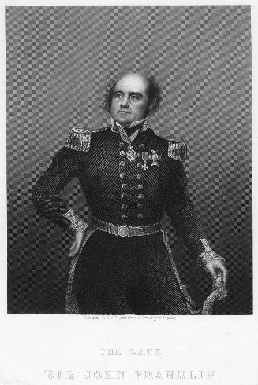 Sir John Franklin, um 1860er von Daniel John Pound