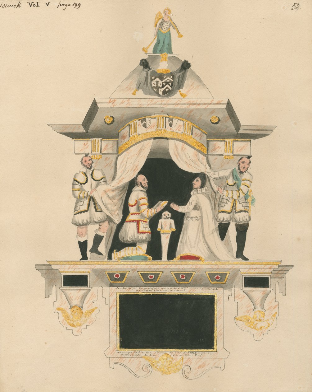 Denkmal für Sir Thomas Chaloner von Daniel Lysons