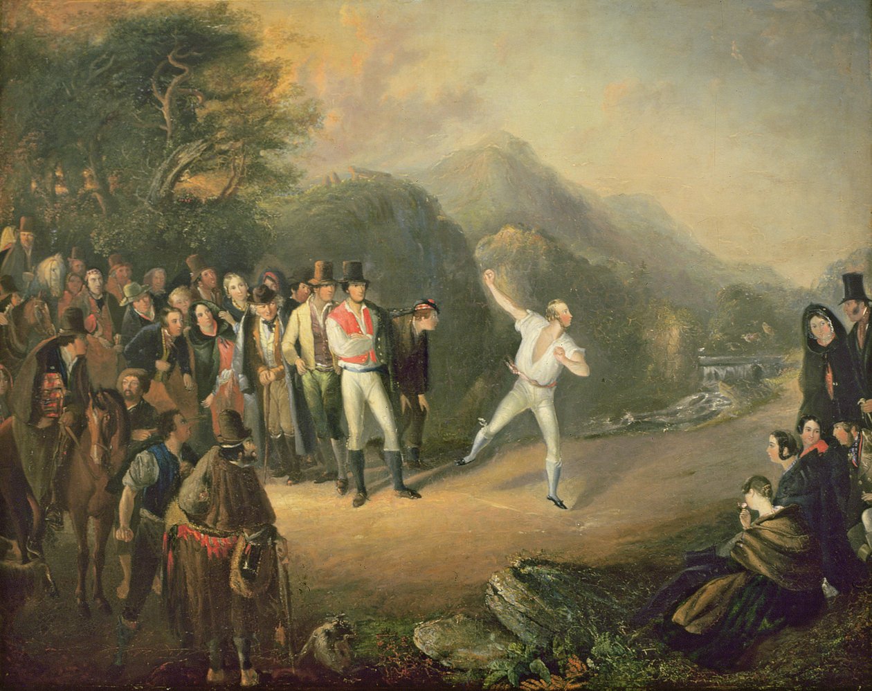 Bowling-Match in Castlemary, Cloyne, 1847 von Daniel MacDonald