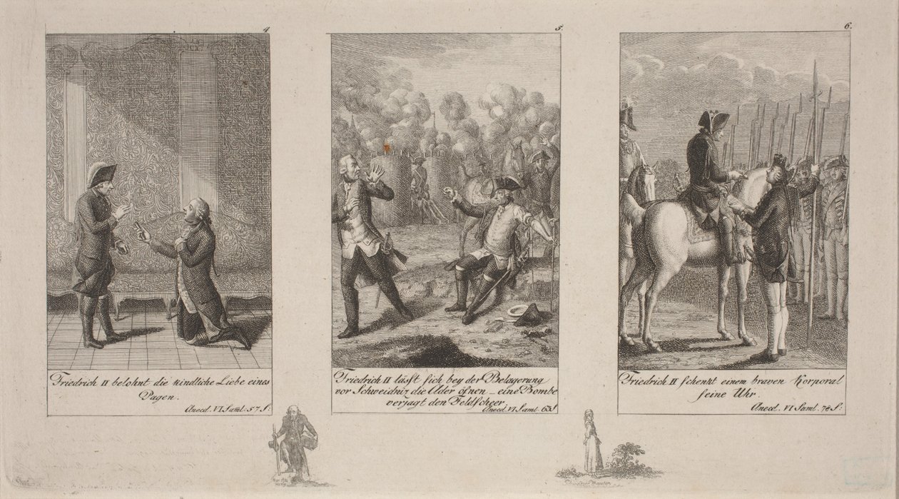 Anekdoten von König Friedrich II. von Daniel Nikolaus Chodowiecki