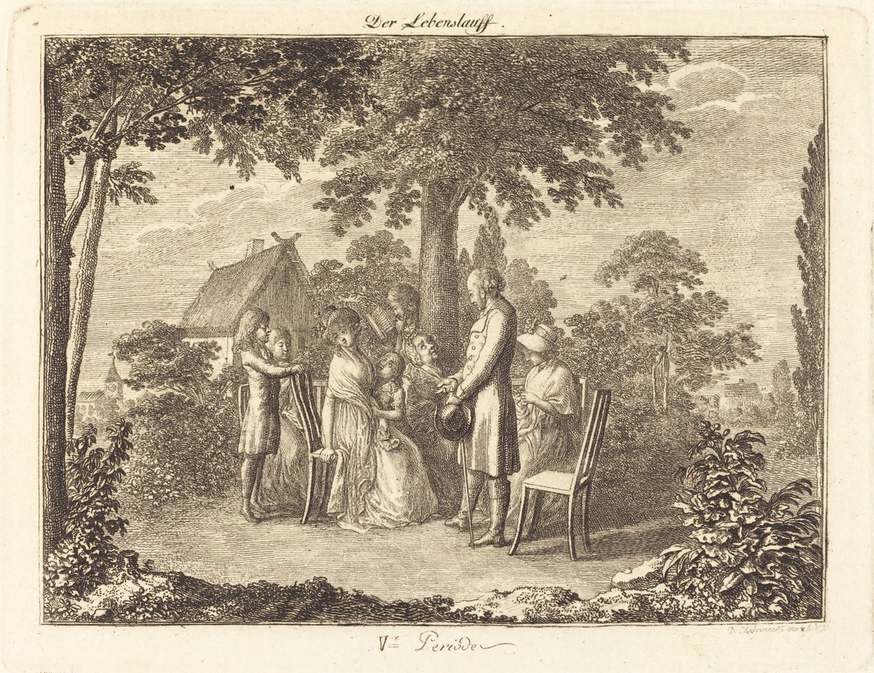 Erwachsene Familie von Daniel Nikolaus Chodowiecki
