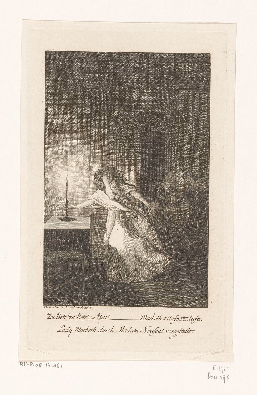 Lady Macbeth von Daniel Nikolaus Chodowiecki