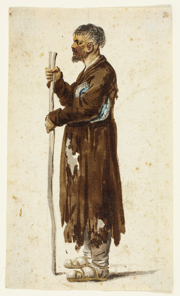 Russischer Bauer von Daniel Nikolaus Chodowiecki
