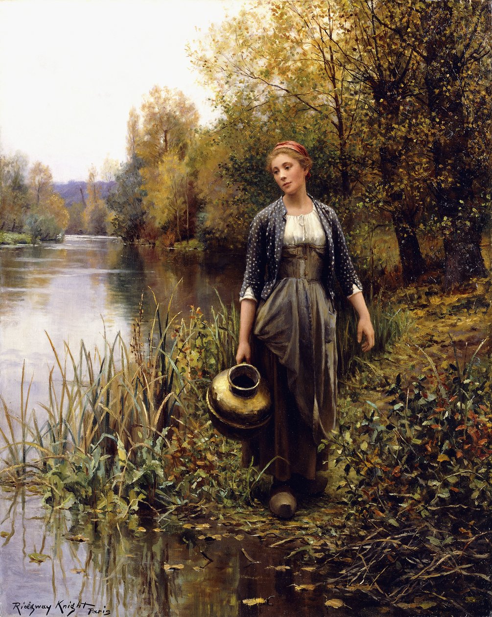 Am Wasser von Daniel Ridgway Knight