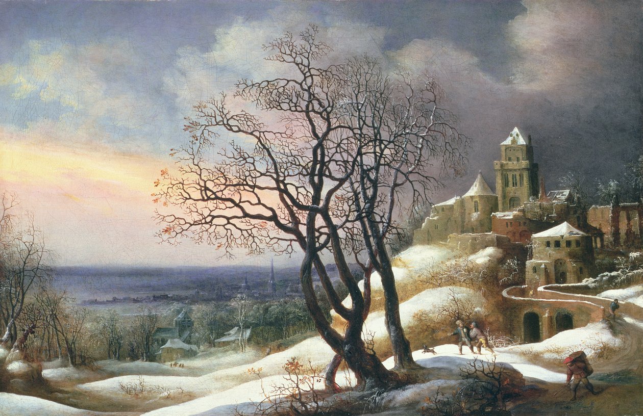 Winterlandschaft, 17. Jahrhundert von Daniel van Heil