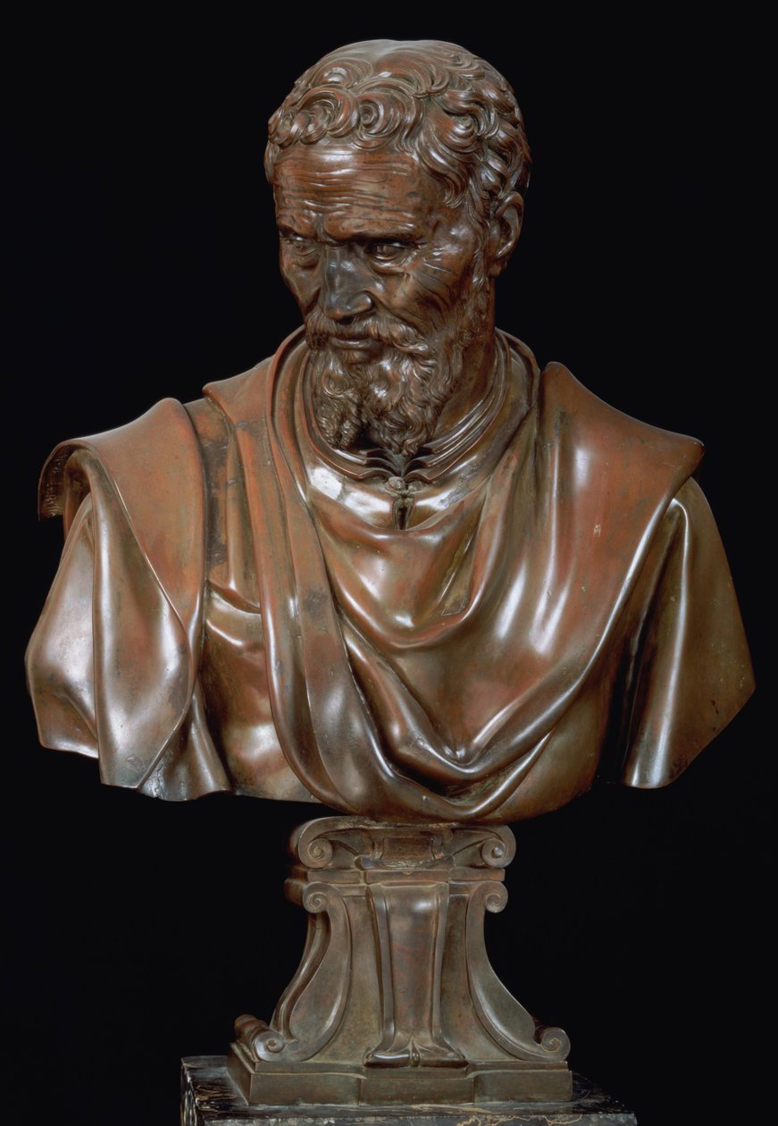 Porträtbüste von Michelangelo Buonarroti (1475-1564) von Daniele da Volterra