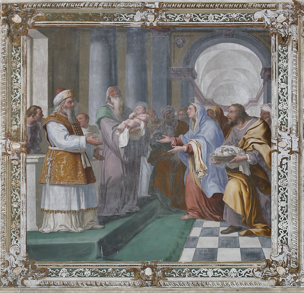 Darstellung im Tempel von Daniele Crespi