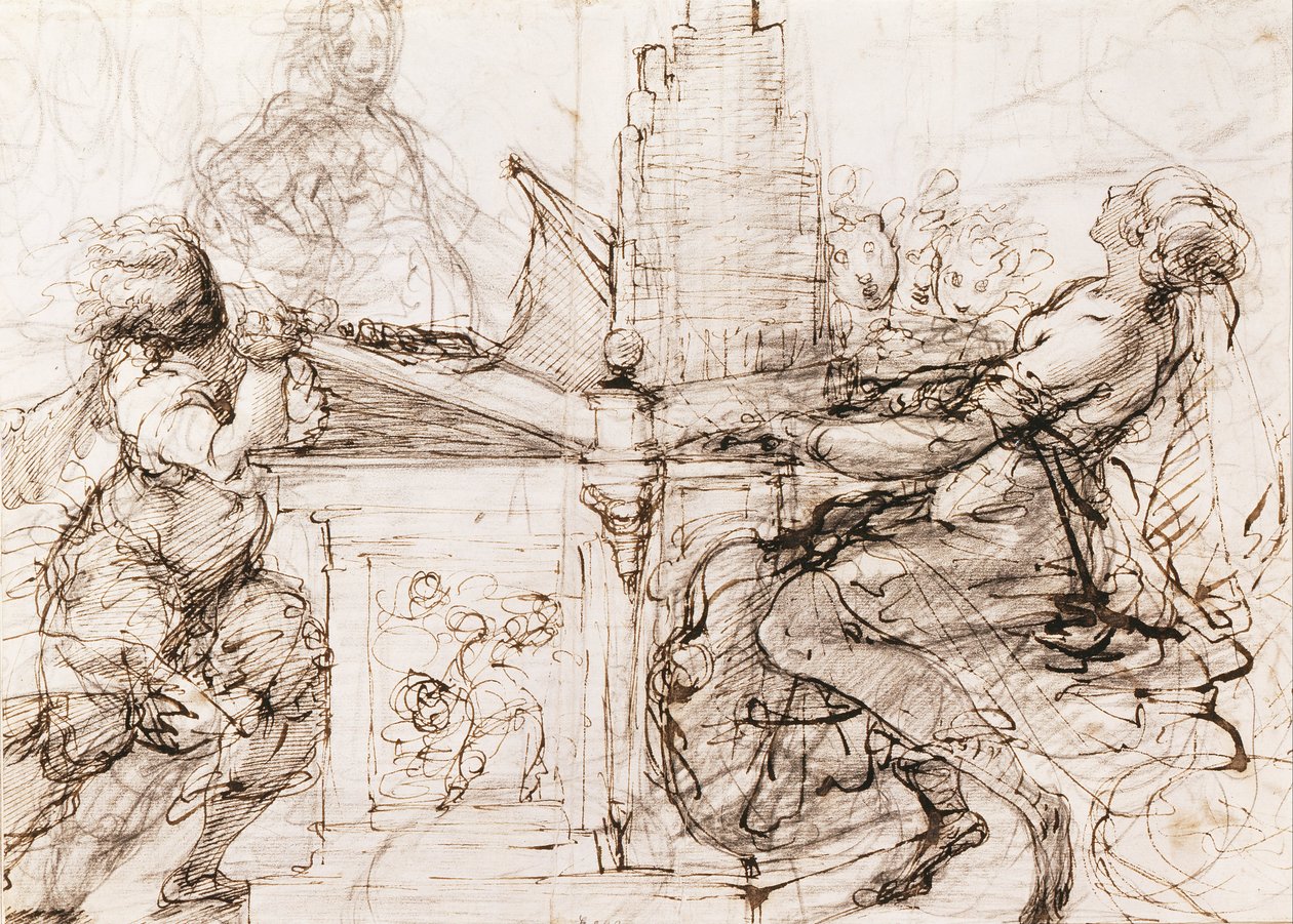 St. Cäcilia an der Orgel von Daniele Crespi